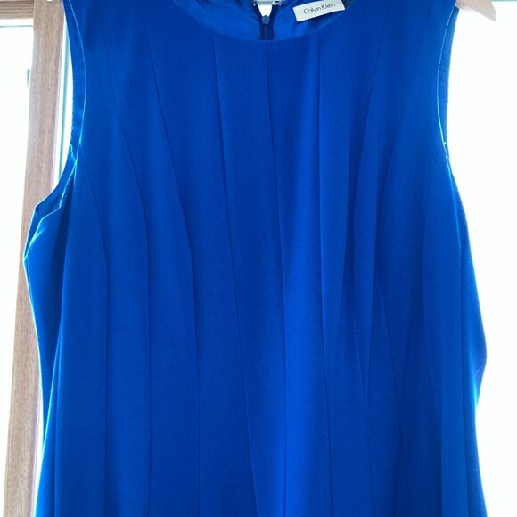 Blue Calvin Klein Plus Size Dress - Picture 2 of 6